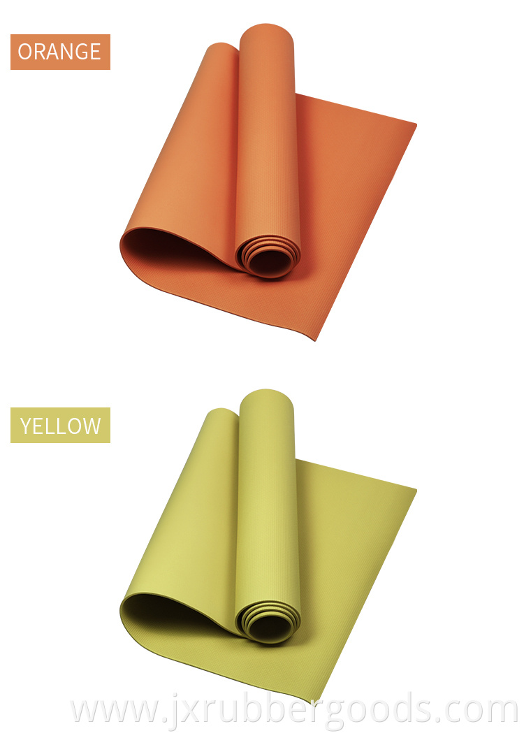 Hot selling thick 4mm black eco friendly EVA mats para tapete de yoga mat